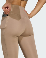 Adidas Optime Essentials 7/8 Dikişsiz Tayt Tebeşir Kahverengi JY4812
