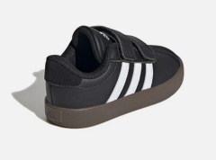 adidas VL Court 3.0 Bebek Siyah Spor Ayakkabı ID9156