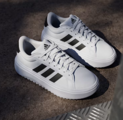 adidas Grand Court Platform Kadın Beyaz Spor Ayakkabı IE1092