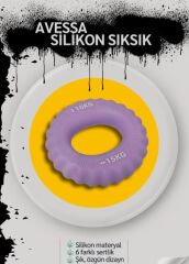 Avessa Silikon El Sıksık Rehabilitasyon ve Spor İçin İdeal – Silikon El Egzersiz Halkası