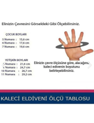 Tryon Kidz Siyah Çocuk Kaleci Eldiveni