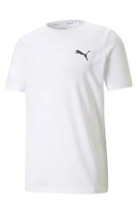 Puma ACTIVE SMALL LOGO TEE Beyaz Erkek T-Shirt  586725-02