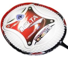 Delta Tek Parça Halinde Üretim Fiberglas Passion Badminton Raketi Ve Deluxe Badminton Çantası Seti