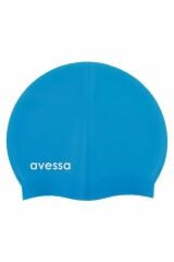 AVESSA Yüzücü Bonesi Silikon Bone Saks Mavi Sc-502