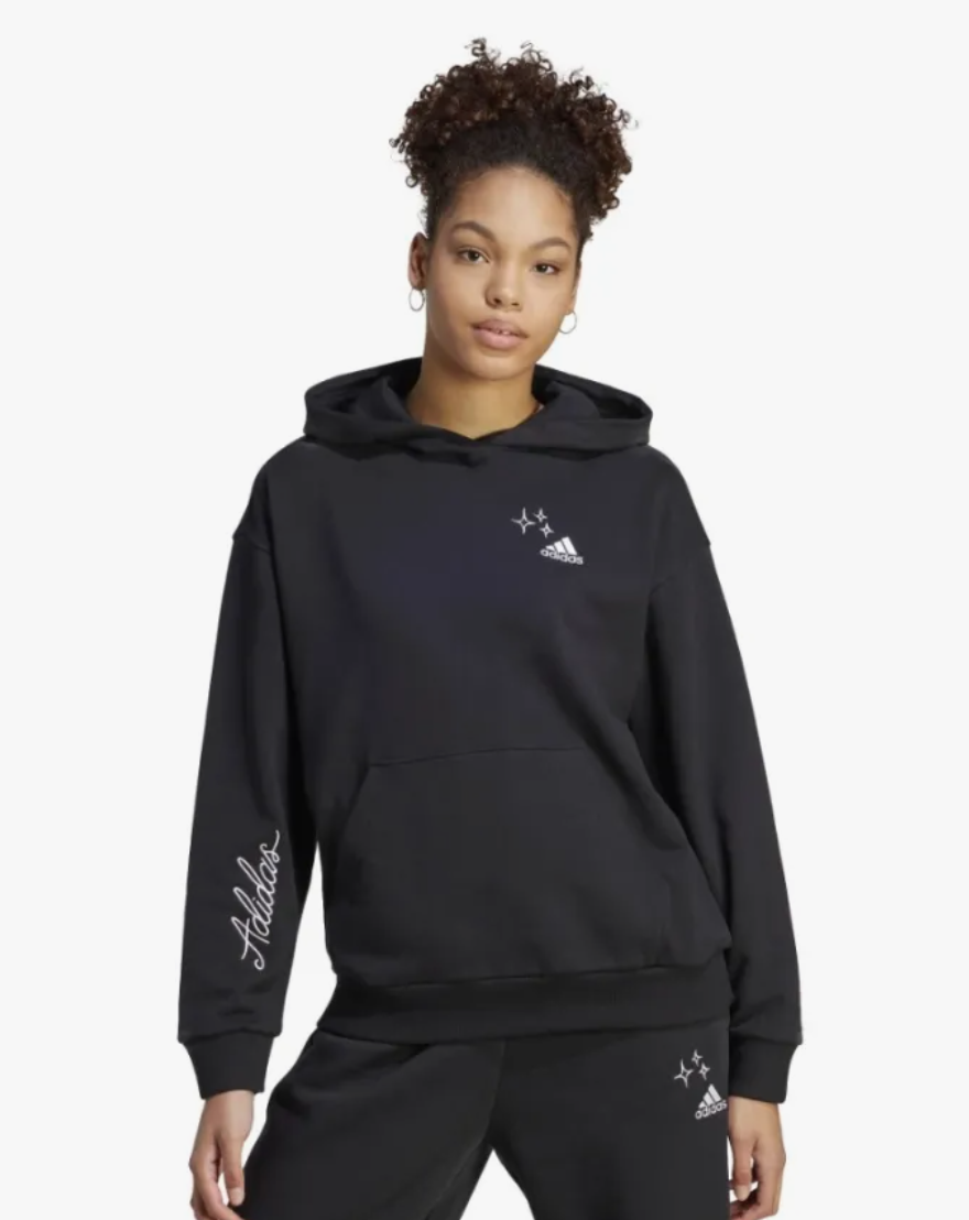 adidas W BLUV Q3 FT HD Siyah Kadın Sweat-Shirt IJ8774