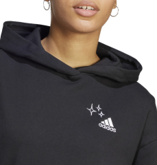 adidas W BLUV Q3 FT HD Siyah Kadın Sweat-Shirt IJ8774