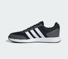 Adidas Run 50S Unisex Siyah-Beyaz-Gri Spor Ayakkabı IF1553