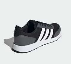Adidas Run 50S Unisex Siyah-Beyaz-Gri Spor Ayakkabı IF1553