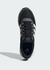 Adidas Run 50S Unisex Siyah-Beyaz-Gri Spor Ayakkabı IF1553