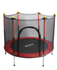 Delta Güvenlik Korumalı Fileli 140 Cm Özel Fermuar Güven Konforlu Çocuk Trampolini 55 İnç Trambolin