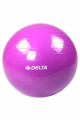 Delta 65 cm Mor Deluxe Pilates Topu Ve Çift Yönlü Pompa Seti