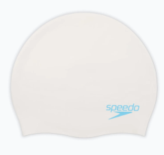 Speedo Düz Kalıplı Silikon çocuk yüzme bonesi beyaz 8-7099017621