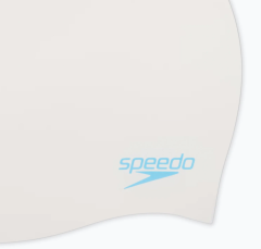 Speedo Düz Kalıplı Silikon çocuk yüzme bonesi beyaz 8-7099017621