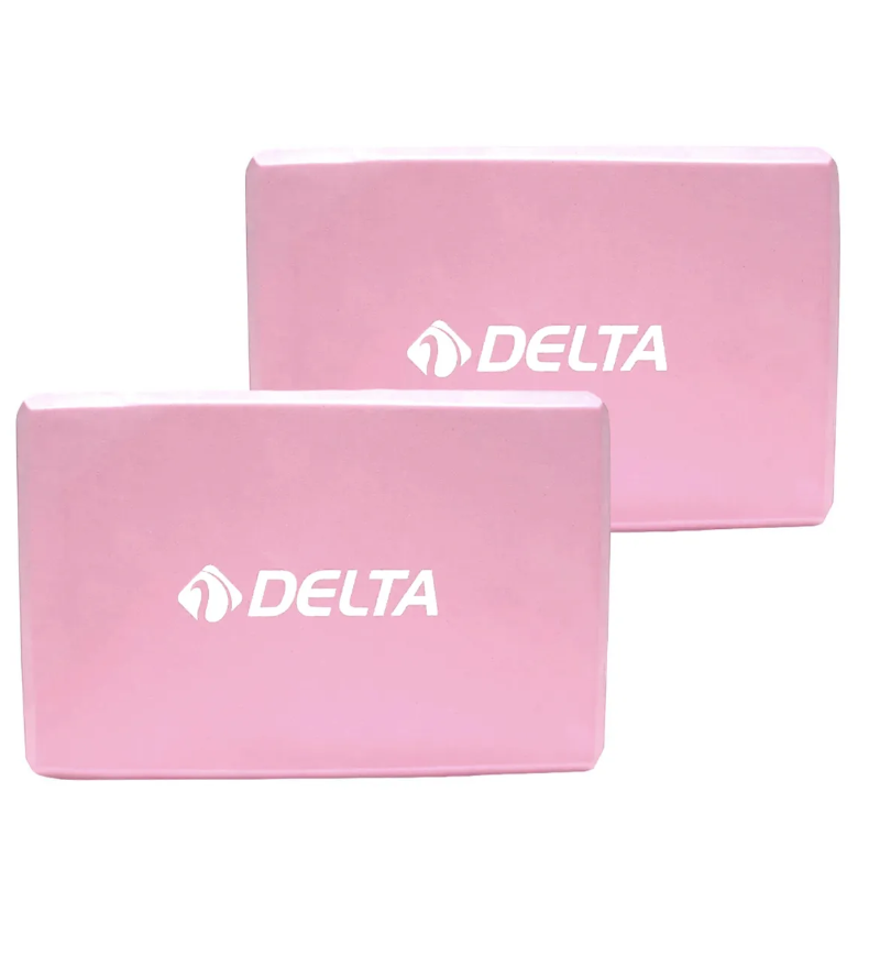 Delta Yoga Blok Yoga Köpüğü Çftli Eva Yoga Bloğu Yoga Block-PEMBE