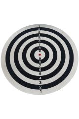 Delta Flocked Dart Seti 45 Cm (18 İnç) Büyük Boy + 6 Dart Oku (18 Gr) Hedef Tahtası