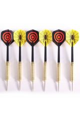 Delta Flocked Dart Seti 45 Cm (18 İnç) Büyük Boy + 6 Dart Oku (18 Gr) Hedef Tahtası