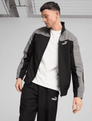 Puma Erkek Dokuma Renk Bloklu Eşofman Takımı Siyah 684856-01