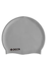 Delta Silikon Bone Deluxe Yüzücü Havuz ve Deniz Bonesi (Düz Renk)-GRİ