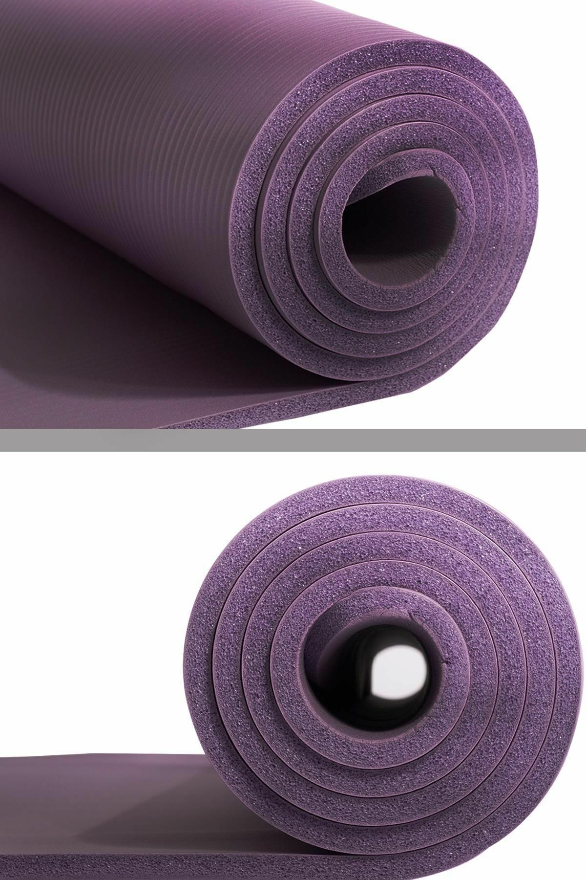 Delta Konfor Zemin 15 mm Taşıma Askılı Pilates Minderi Yoga Matı-MOR
