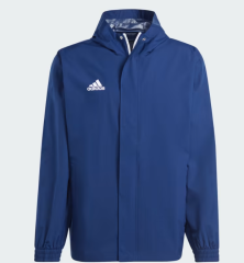 adidas ENT22 Aw Jkt Erkek Futbol  Mavi Antrenman Yağmurluk IK4011