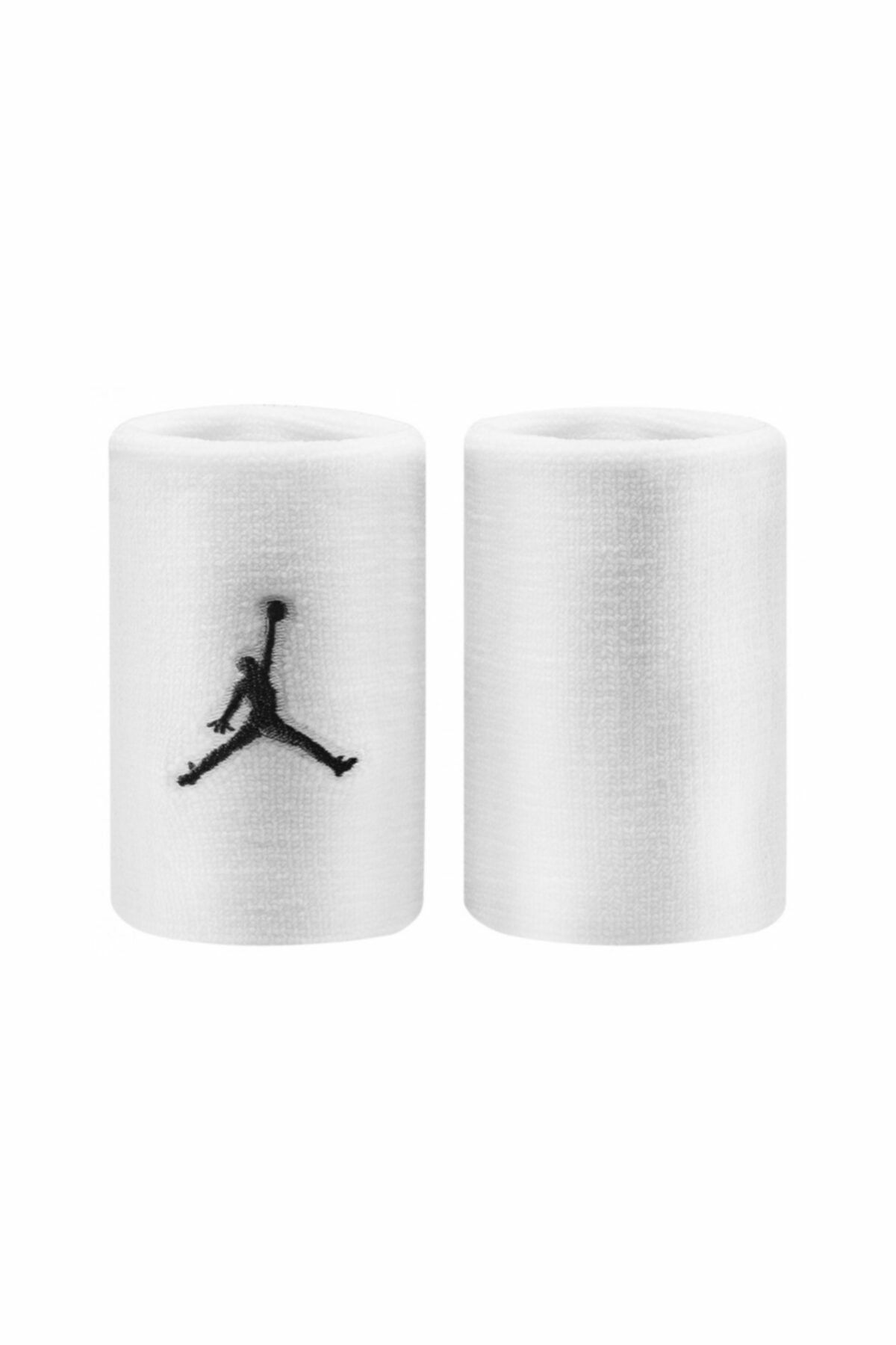 Nike Unisex Bas Bandı+Bileklik - Kol Bandı - Jordan Jumpman Wristbands White/Black - J.KN.01.101.OS