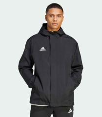 adidas ENT22 Aw Jkt Erkek Futbol  Siyah  Antrenman Yağmurluk IK4010