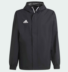 adidas ENT22 Aw Jkt Erkek Futbol  Siyah  Antrenman Yağmurluk IK4010