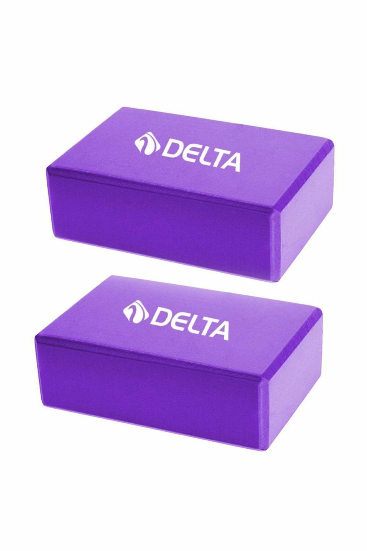 Delta Çiftli Yoga Blok - 2 Adet Yoga Block - Eva Yoga Bloğu Seti-MOR