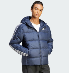 adidas Essentials Midweight Down Hooded Erkek Mont IK3213
