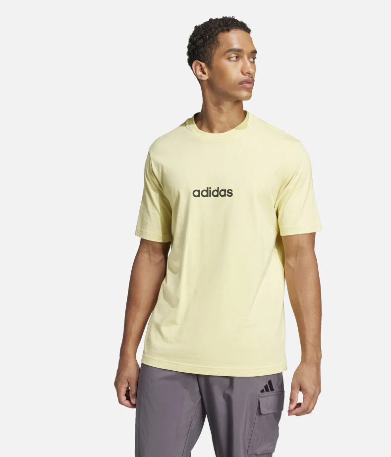 adidas Sportswear Essentials Linear Single Jersey Short-Sleeve Erkek Tişört JE9003
