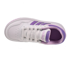 Adidas Hoops 3.0 C  Çocuk Ayakkabısı Beyaz-Mor IG3832