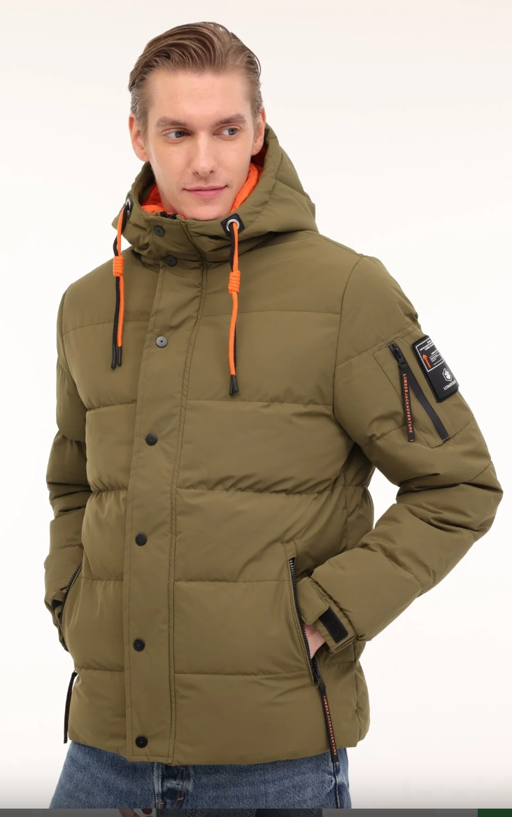 Lumberjack ML 2KSYFA24MJ-22-34 4PR Haki Erkek Kısa Kaban