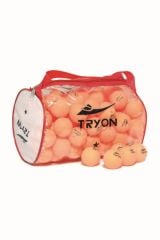 TRYON MTT-070 100'lü 1 Yıldız Masa Tenis Topu Turuncu