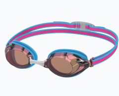 Speedo Junior Vanquisher 3.0 Picton Mavi/Vermillion/Altın Aynalı Çocuk Yüzücü Gözlüğü 8-00475116553
