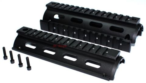 M4 M16 RIS Carbine el kundağı Quad Rail System