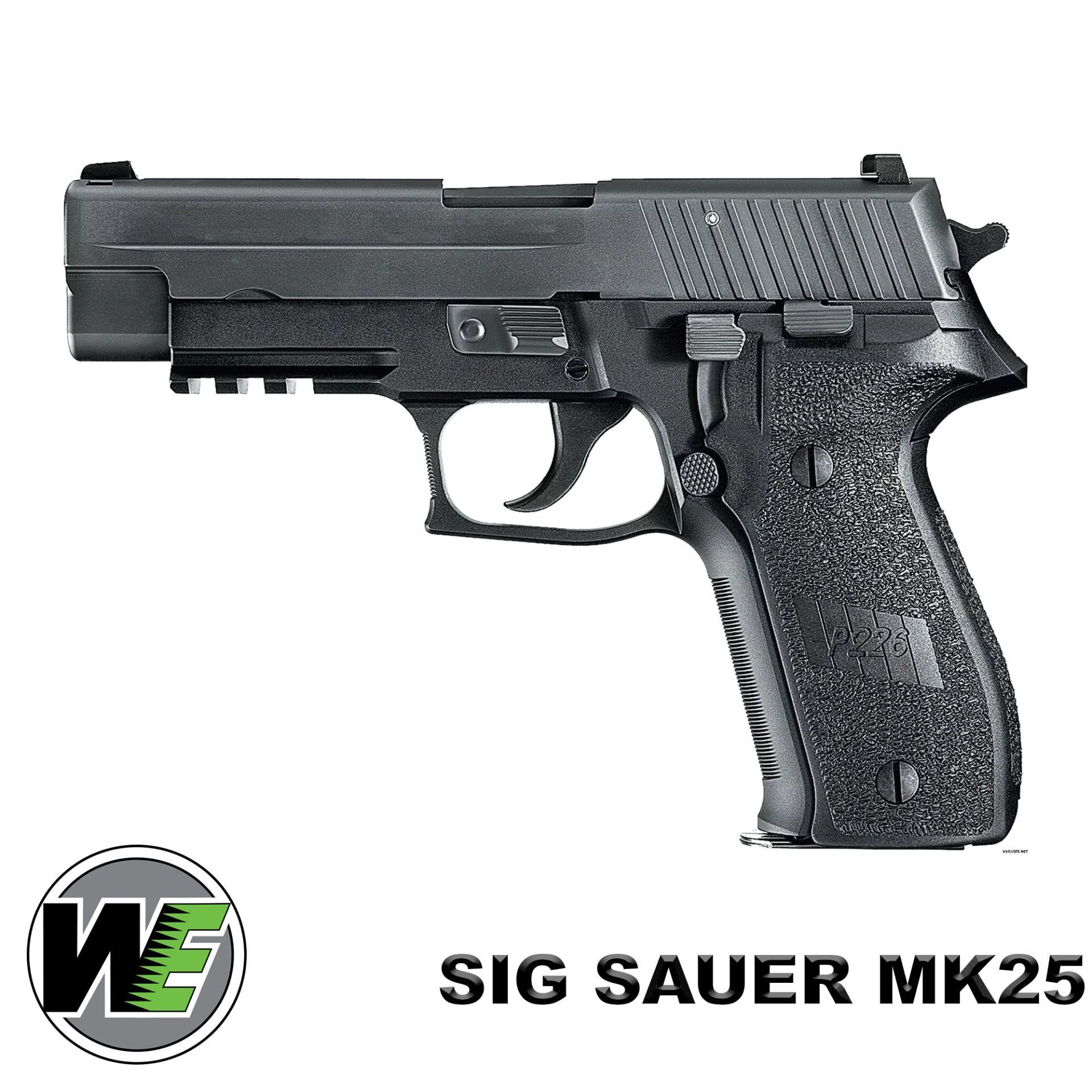 Airsoft Tabanca WE SigSauer MK25 Siyah WE-F003-BK-MK25-BK