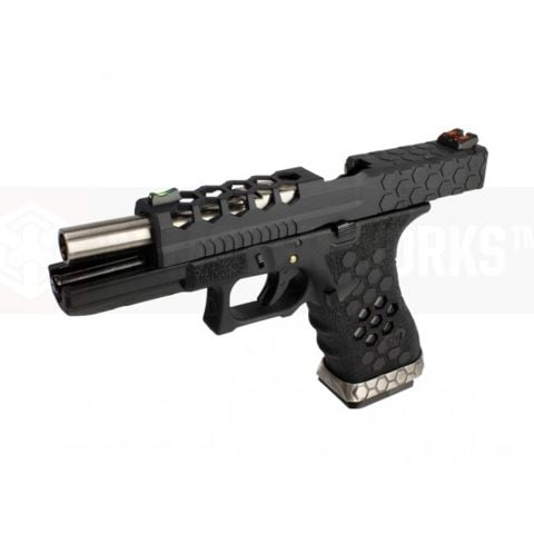 AW VX0101 Hex Cut ''Signature Model'' 1.7 GBB Airsoft Tabanca - Siyah