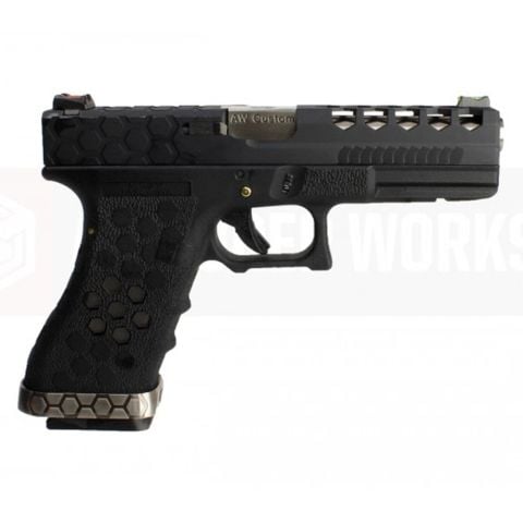 AW VX0101 Hex Cut ''Signature Model'' 1.7 GBB Airsoft Tabanca - Siyah