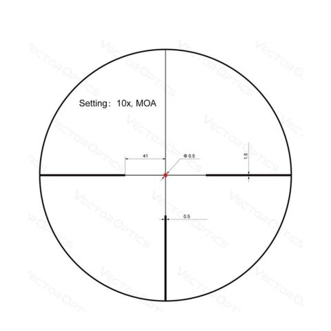 Vector Optics Constantine 1-10x24 SFP Fiber Tüfek Dürbünü SCOC-35