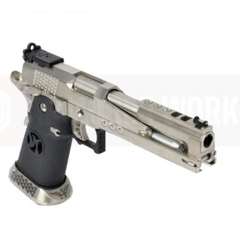 AW HX2201 Gold Standard IPSC Turnuva Tabancası Airsoft - Gümüş