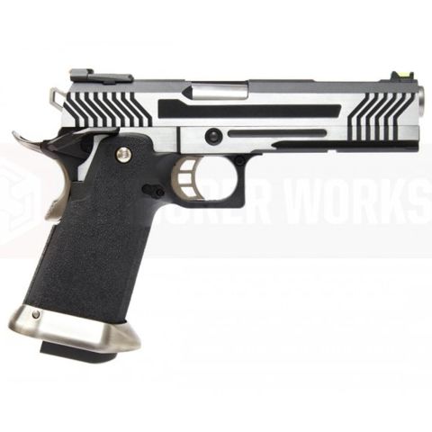AW Hi-Capa Competition Grade - Full Metal, GÜMÜŞ GBB Airsoft Tabanca