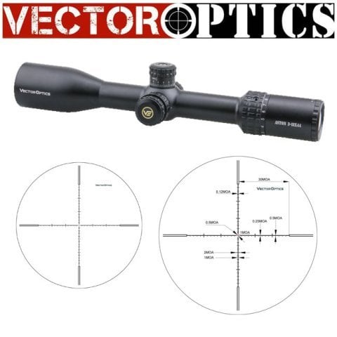 Vector Optics Aston 3-18x44 SFP Tüfek Dürbünü SCOL-23