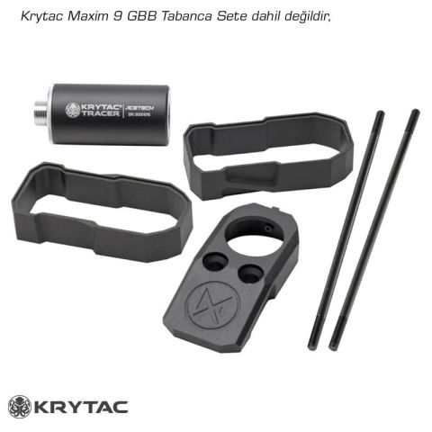 KRYTAC SilencerCo Maxim9 Tracer ve Extension Kiti