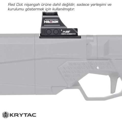 KRYTAC SilencerCo Maxi 9 Optic Plate REDDOT AYAGI