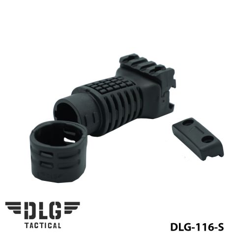 STOUT VERTICAL GRIP MID-LENGTH DLG-116-S Siyah