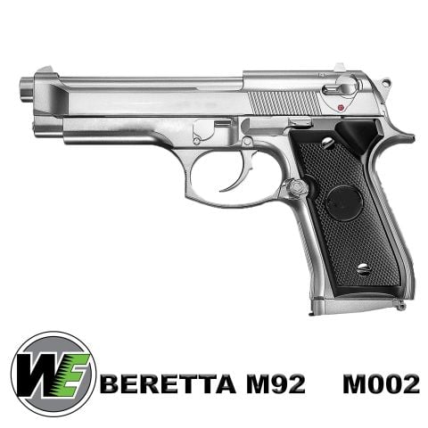 Airsoft Tabanca WE Baretta M92  Krom WE-M002-M92S