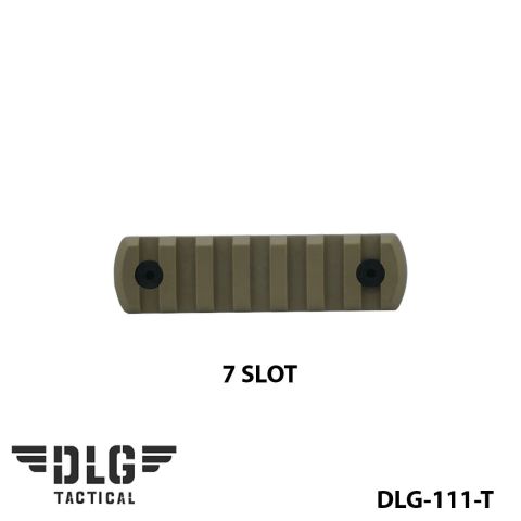 M-LOK POLYMER RAIL 7 SLOT DLG-111-T Tan