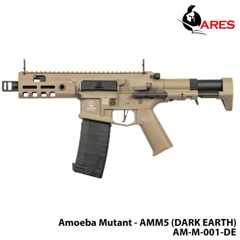Airsoft Tüfek Ares [AM-M-001-DE] Amoeba Mutant - AMM5 (DARK EARTH)