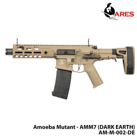 Airsoft Tüfek Ares [AM-M-002-DE] Amoeba Mutant - AMM7 (DARK EARTH)
