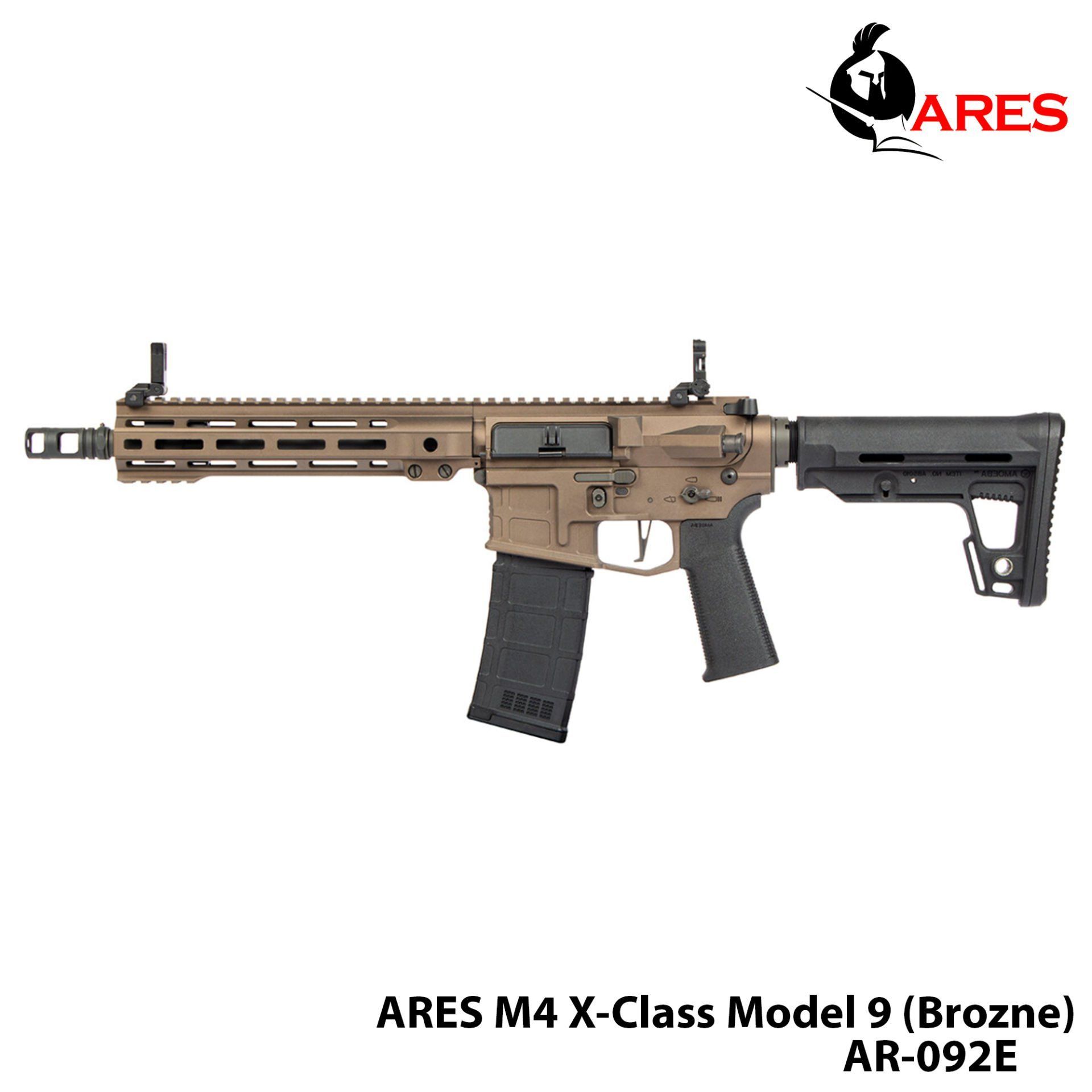 Airsoft Tüfek Ares [AR-092E] ARES M4 X-Class Model 9 (Brozne)